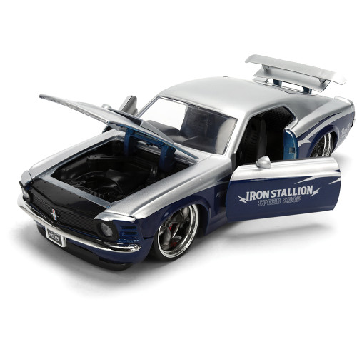 1970 Ford Mustang Boss 429 - Iron Stallion 1:24 Scale Diecast Model Car by Jada Toys Alt Image 2