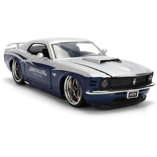 1970 Ford Mustang Boss 429 - Iron Stallion 1:24 Scale Diecast Model Car by Jada Toys Alt Image 3