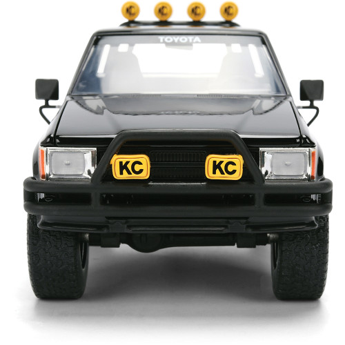 1985 Toyota Back to the Future SR5 Pickup w/MARTY's Skateboard 1:24 Scale Diecast Model Truck by Jada Toys Alt Image 8