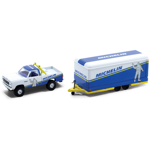 1979 Dodge 150 Power Wagon & 1969 Dodge Dart Swinger - Michelin 1:64 Scale  by M2 Machines Main Image