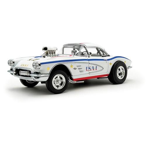 1961 Chevrolet Corvette Gasser - USA-1 1:18 Scale Diecast Model Car by Acme Main Image