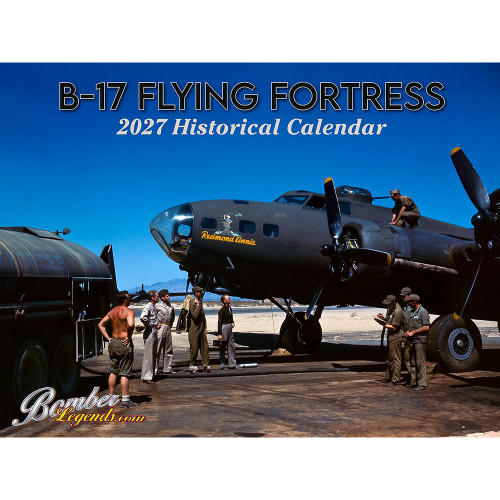 B-17 FLYING FORTRESS 2027 WALL CALENDAR BOMBER LEGENDS (C-B1727) Main Image