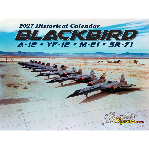 BLACKBIRD 2027 WALL CALENDAR BOMBER LEGENDS (C-BB27)   by Bomber Legends Main Image