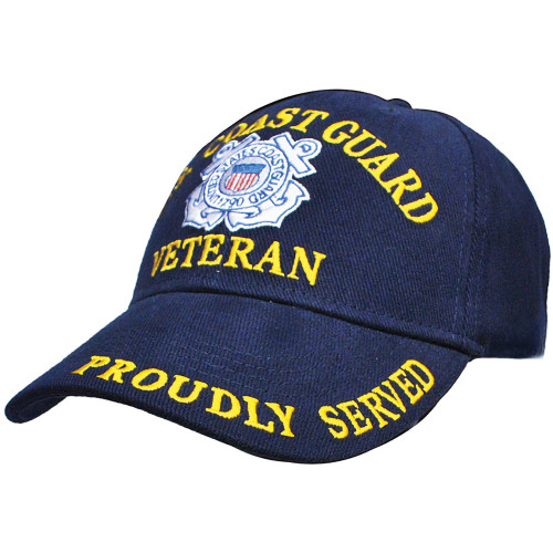 Coast Guard Veteran Cap Eagle Emblems (CP00278) Main Image