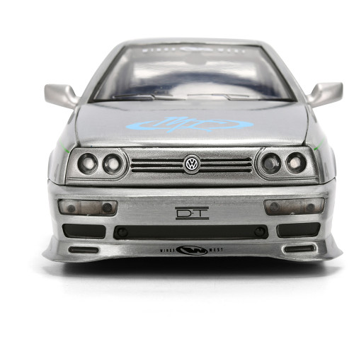 JESSE's VW Jetta - F&F 25th Anniversary Brush Finish 1:24 Scale Diecast Model Car by Jada Toys Alt Image 7