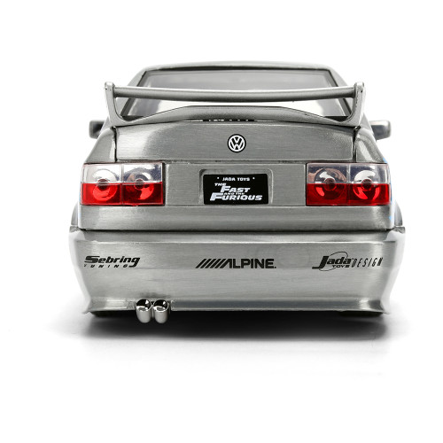JESSE's VW Jetta - F&F 25th Anniversary Brush Finish 1:24 Scale Diecast Model Car by Jada Toys Alt Image 8