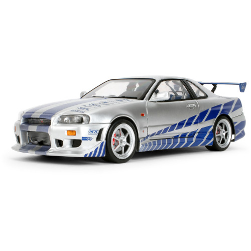 Brian's Nissan Skyline GT-R (R34) - Fast & Furious 1:18 Scale Diecast Model Car by Jada Toys Main Image