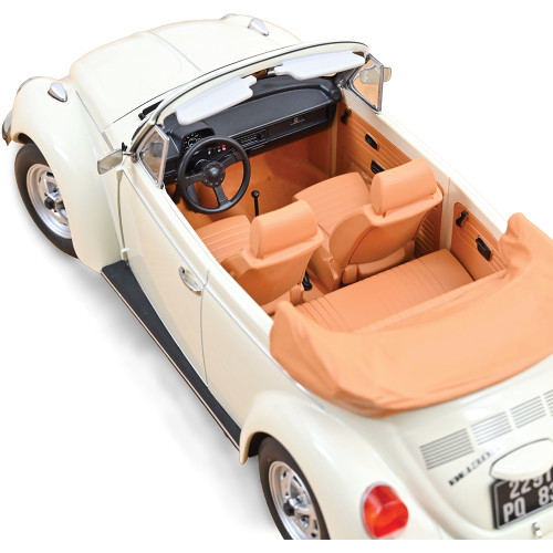 1972 VW 1303 Cabriolet - Light Ivory 1:18 Scale Diecast Model Car by Norev Alt Image 2