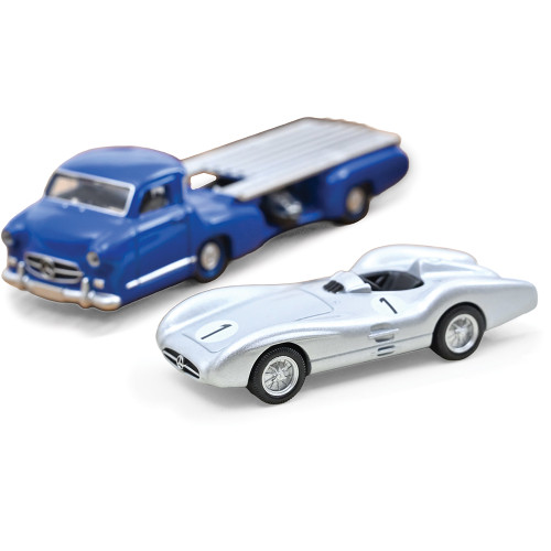 1954 Mercedes Benz Renntransporter + Mercedes Benz W196 | Norev