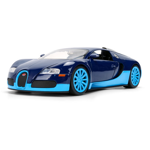 2011 Bugatti Veyron (Blue 2-Tone) 1:24 Scale Diecast Model Car by Jada Toys Main Image