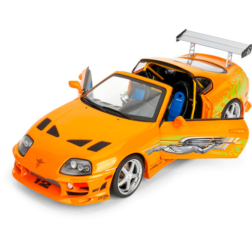 Brian's Toyota Supra - Fast & Furious 1:18 Scale Diecast Model Car by Jada Toys Alt Image 2