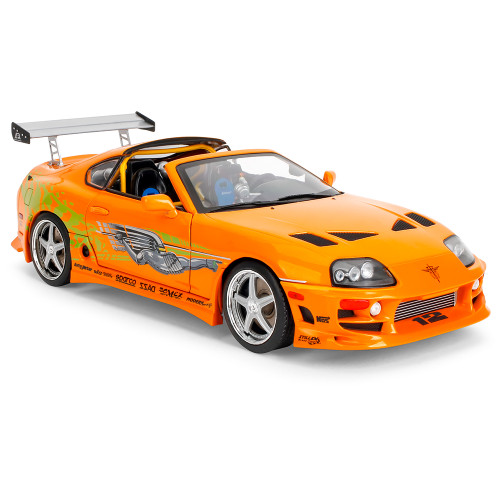 Brian's Toyota Supra - Fast & Furious 1:18 Scale Diecast Model Car by Jada Toys Alt Image 3