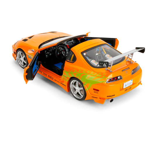 Brian's Toyota Supra - Fast & Furious 1:18 Scale Diecast Model Car by Jada Toys Alt Image 5