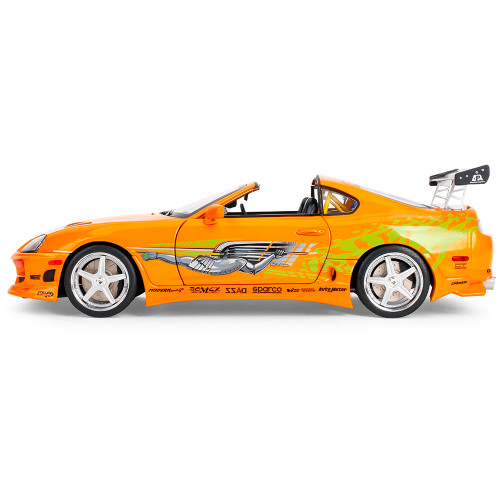 Brian's Toyota Supra - Fast & Furious 1:18 Scale Diecast Model Car by Jada Toys Alt Image 6