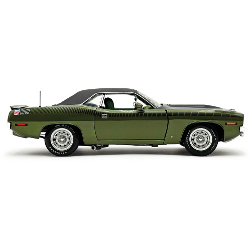 1970 Plymouth AAR Cuda Vinyl Topy - Ivy Green 1:18 Scale Diecast Model Car by Acme Alt Image 2