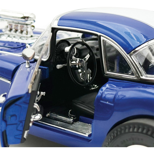 1961 Chevrolet Corvette Grand Sport Gasser - Admiral Blue 1:18 Scale Diecast Model Car by Acme Alt Image 3