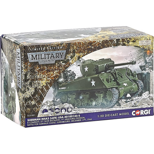 M4A3 Sherman 1/50 Die Cast Model   by Corgi Alt Image 4