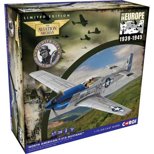 P-51D Mustang 1/72 Die Cast Model Corgi (AA27709) 1:72 Scale  by Corgi Main Image