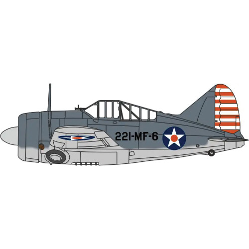 Brewster F2A Buffalo 1/72 Die Cast Model OXFORD MODELS (AC131) Main Image