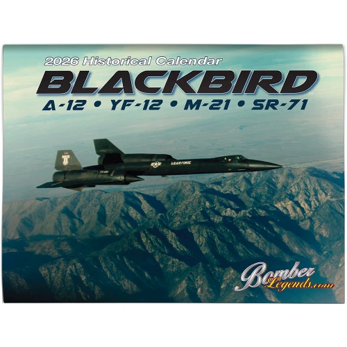Blackbird 2026 Wall Calendar  C-BB26   by Bomber Legends Main Image
