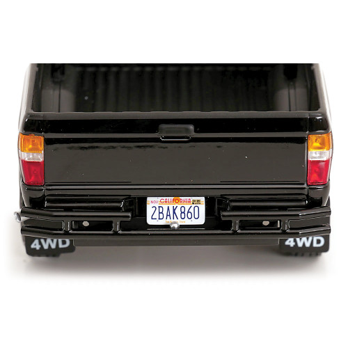1985 Toyota Xtra Cab 4x4 Pickup - Black Custom 1:18 Scale Diecast Model Truck by KK Scale Alt Image 5