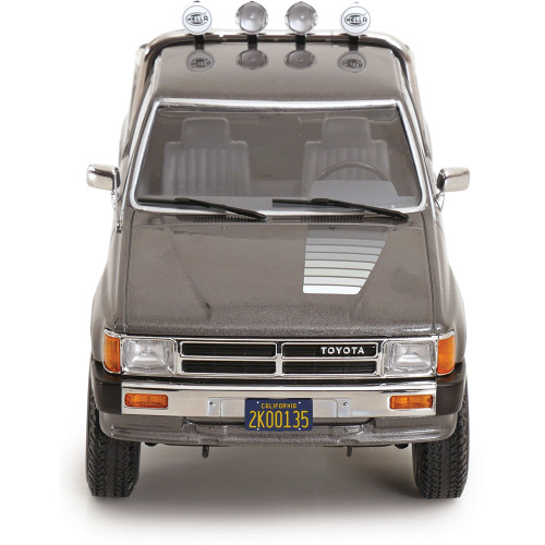 1985 Toyota Xtra Cab 4x4 Pickup - Gray 1:18 Scale Diecast Model Truck by KK Scale Alt Image 3