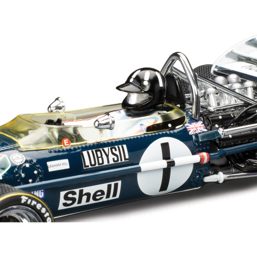 1970 Lotus 49C -#1 G. Hill - Monaco GP Formula 1 1:18 Scale Diecast Model Car by Sunstar Alt Image 8