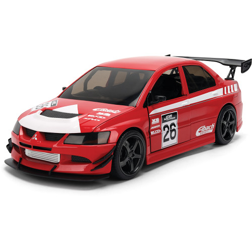 2006 Mitsubishi Lancer Evolution IX 1:24 Scale Diecast Model Car by Jada Toys Alt Image 1