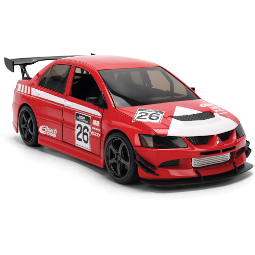 2006 Mitsubishi Lancer Evolution IX 1:24 Scale Diecast Model Car by Jada Toys Alt Image 3