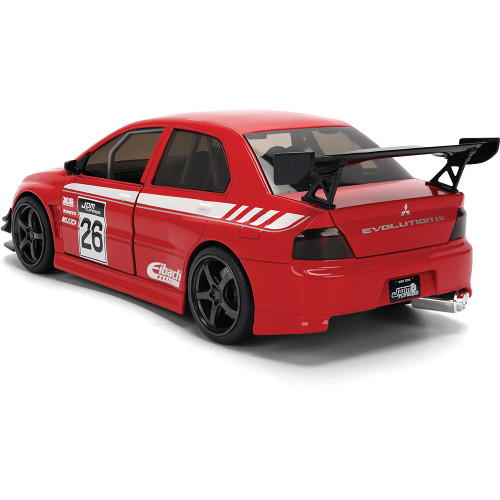 2006 Mitsubishi Lancer Evolution IX 1:24 Scale Diecast Model Car by Jada Toys Alt Image 4