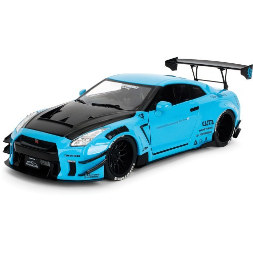 Nissan GT-R (R35) - LIBERTY WALK 1:18 Scale Diecast Model Car by Pink Slips Alt Image 1