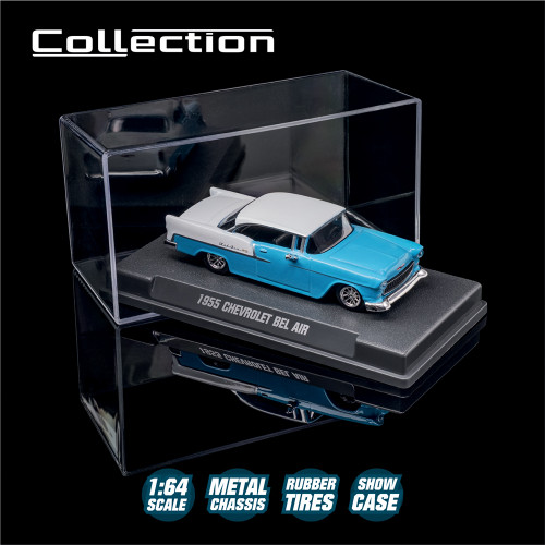 1955 Chevy Bel Air 1:64 Scale Diecast Model Car by Majorette Alt Image 4