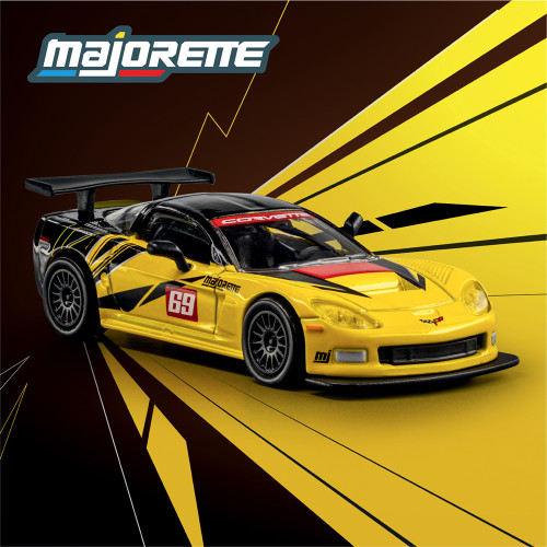 2005 Chevy Corvette C6 R 1:64 Scale Diecast Model Car by Majorette Alt Image 3