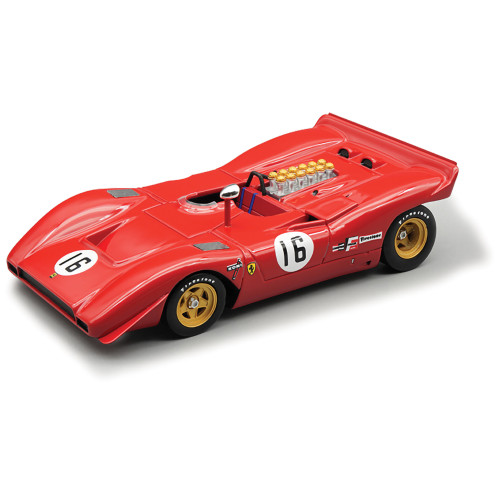 1969 Ferrari 612 Can-Am Watkins Glen Car #16 -  3rd Place Driver:  Chris Amon 1:18 Scale  by Tecnomodel Main Image