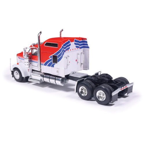 1990 Kenworth W900 - Red White and Blue 1:64 Scale  by IXO America Alt Image 3