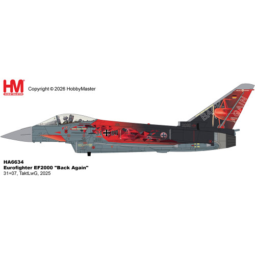 EF2000 Typhoon S 1/72 Die Cast Model 1:72 scale Metal by Hobby Master Main Image
