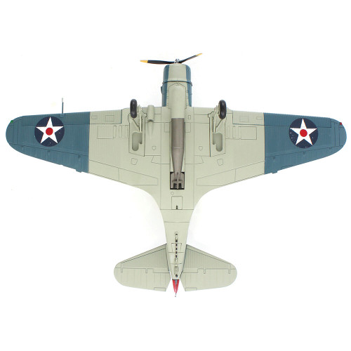 TBD-1 Devastator 1/72 Die Cast Model - SM8011 Lt. Cdr. Brett VT-2 USS Lexington 1942 Battle of Coral S 1:72 Scale Metal by Hobby Master Alt Image 4