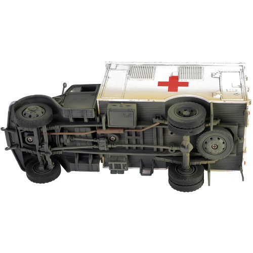 Kfz305 Opel Blitz 3-Ton Ambulance 1/32 Die Cast Model - White 1:32 scale Metal by Forces of Valor Alt Image 7