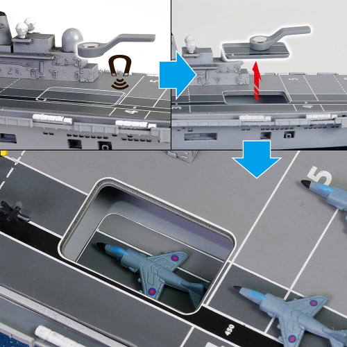 HMS Invincible 1/700 Diecast Model - MP-953001A Forces of Valor (MP-955001A) 1:700 Scale Metal by Forces of Valor Alt Image 7