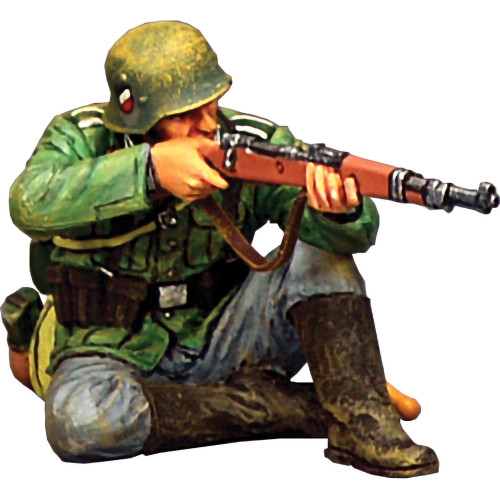 Riflemen Sitting Firing #1 1/30 Figure K&C (WH125) 1:30 scale Metal by King and Country Main Image