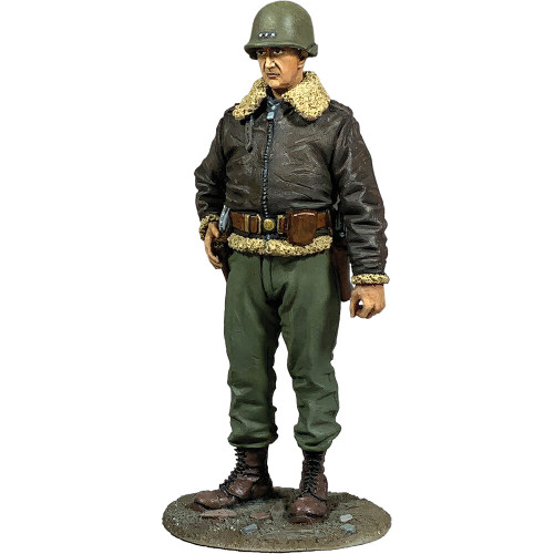 U.S. General George S. Patton Winter (1944-45)1/30 Figure William Britain 10118 1:30 Scale Die Cast Metal by William Britain Main Image