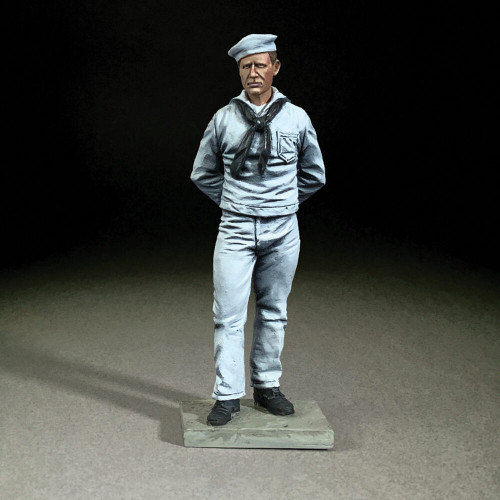 U.S. Sailor in Whites 1941-45 1/30 Figure William Britain 13053 1:30 Scale Metal by William Britain Alt Image 2
