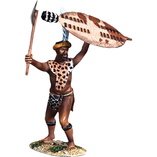 Senior Zulu Warrior with Axe 1/30 Figure William Britain (20213) 1:30 Scale Metal by William Britain Main Image