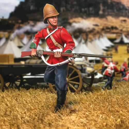 24th Foot Defending with Bayonet No.3 William Britain (20211) 1:30 Scale Metal by William Britain Alt Image 1