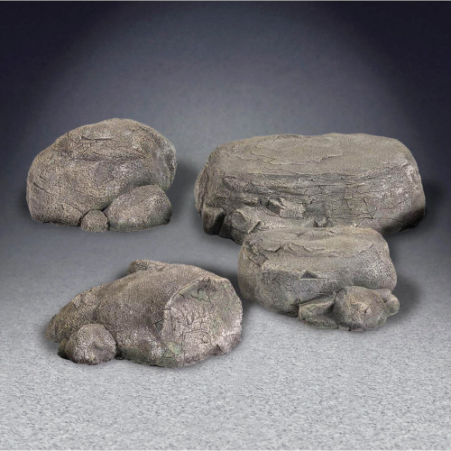Boulders and Rocks 1/30 4-Piece Set William Britain (51037) 1:30 scale Resin by William Britain Alt Image 2