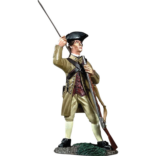 Colonial Militia Standing Loading Musket 1/30 Figure William Britain (16095) 1:30 Scale Metal by William Britain Main Image