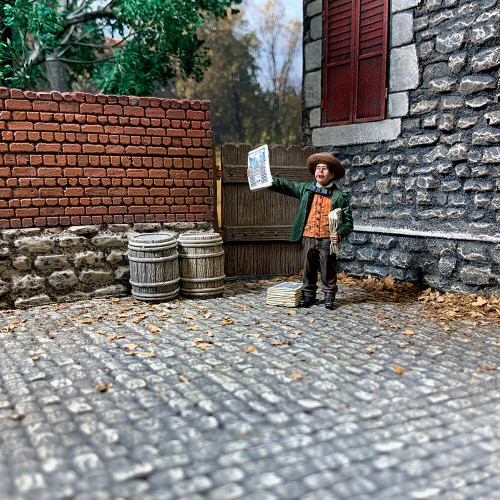 Newspaper Boy 1/30 Figure William Britain (35038) 1:30 Scale Metal by William Britain Alt Image 1