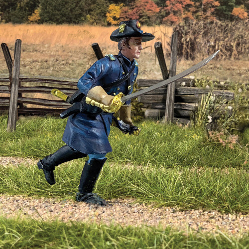 Union Infantry Officer Advancing No.2 William Britain (31407) 1:30 Scale Metal by William Britain Alt Image 2