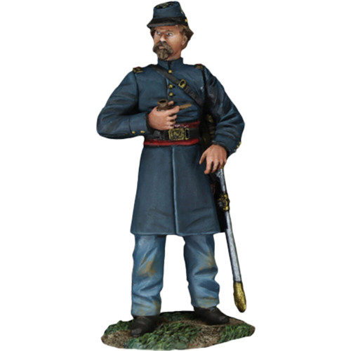 Federal Company Officer With Pipe 1/30 Figure William Britain (31369) 1:30 Scale Metal by William Britain Main Image