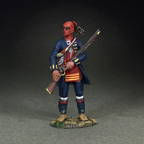 The New Trade Coat Native Warrior with European Trade Coat William Britain (16170) 1:30 Scale Metal by William Britain Alt Image 1